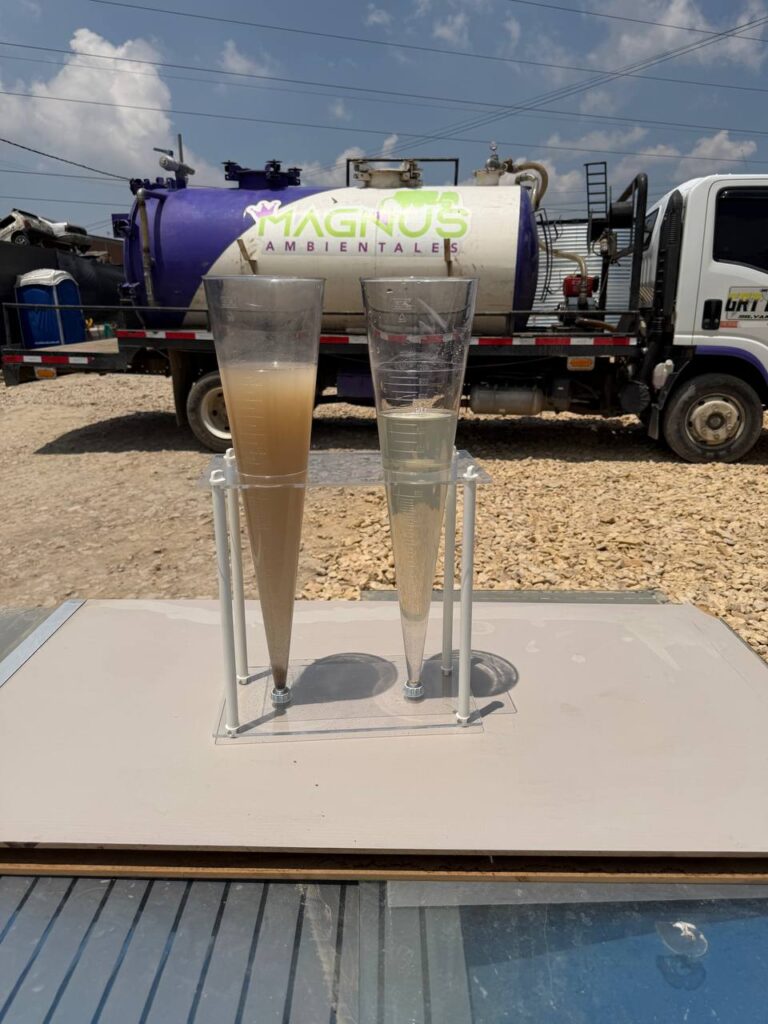 Agua Residual después de tratamiento