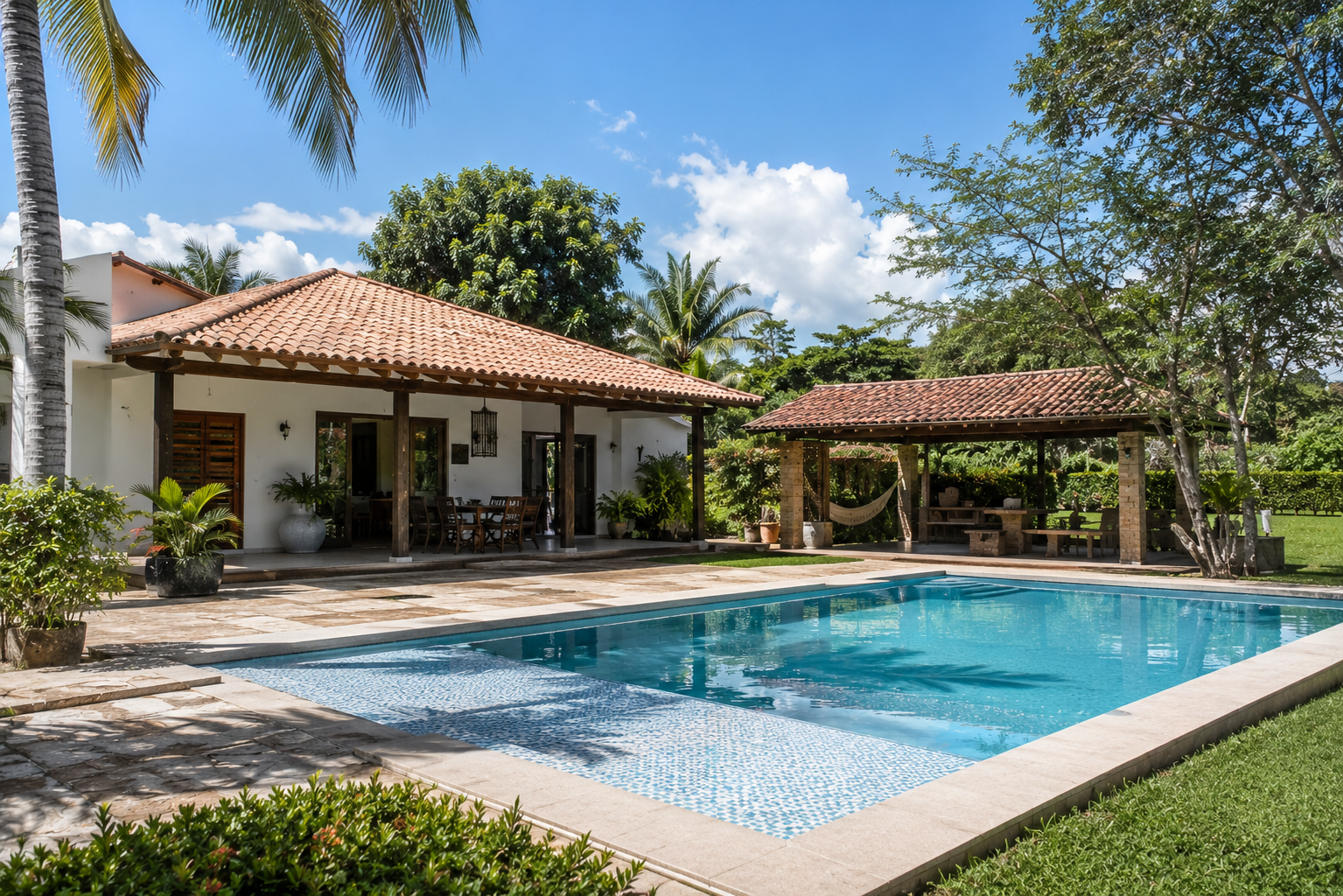finca turística Carmen de Apicalá pozo séptico huéspedes